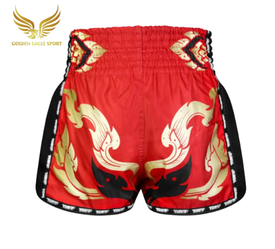 Quần TUFF Muay Thai "Kanok Yantra in Burgundy" QMTUFF - 013 chính hãng Thái Lan