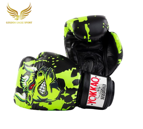 Găng Boxing YOKKAO FYGL-86-1 Angry Bull Boxing Gloves – Black