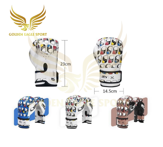 Găng tay Boxing mini BN 6oz 6.0 ngũ sắc cao cấp chính hãng cho trẻ em