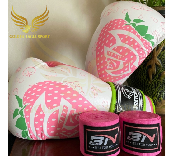 Găng Tay boxing Pretorian chính hãng cao cấp Dâu Tây  mẫu 2025