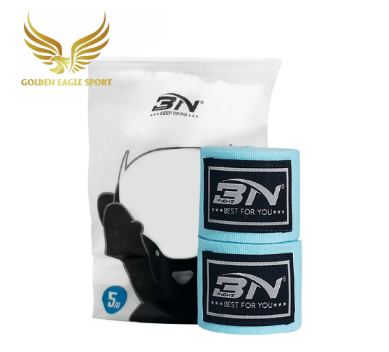 Băng đa cuốn tay boxing BN co dãn tặng kèm túi đựng chính hãng (5m)