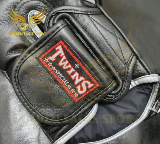 GĂNG TAY BOXING TWINS EXTRA DESIGN BGVL6 – ĐEN BẠC