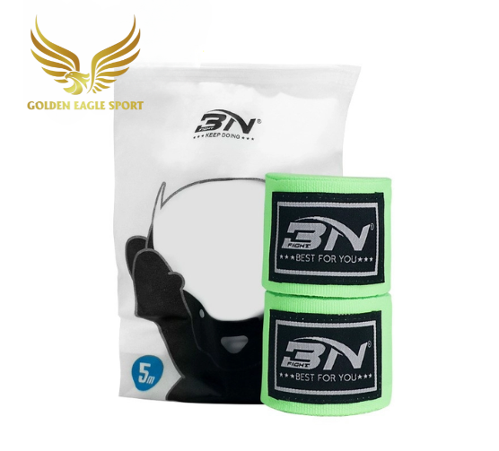 Băng đa cuốn tay boxing BN co dãn tặng kèm túi đựng chính hãng (3m)