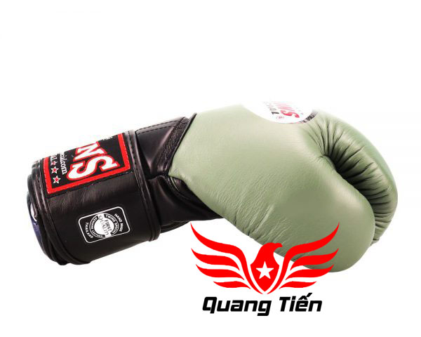 Găng Tay Boxing Twins BGVL11 – OLIVE BLACK (  ĐEN OLIU )