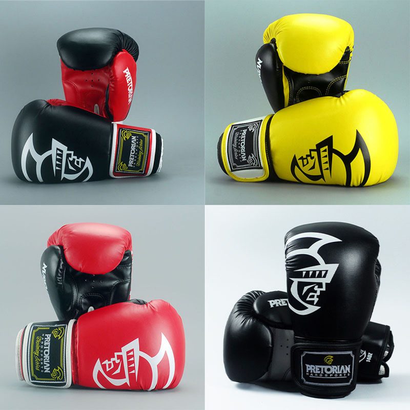 Găng tay boxing võ thuật Pretorian đỏ đen chính hãng