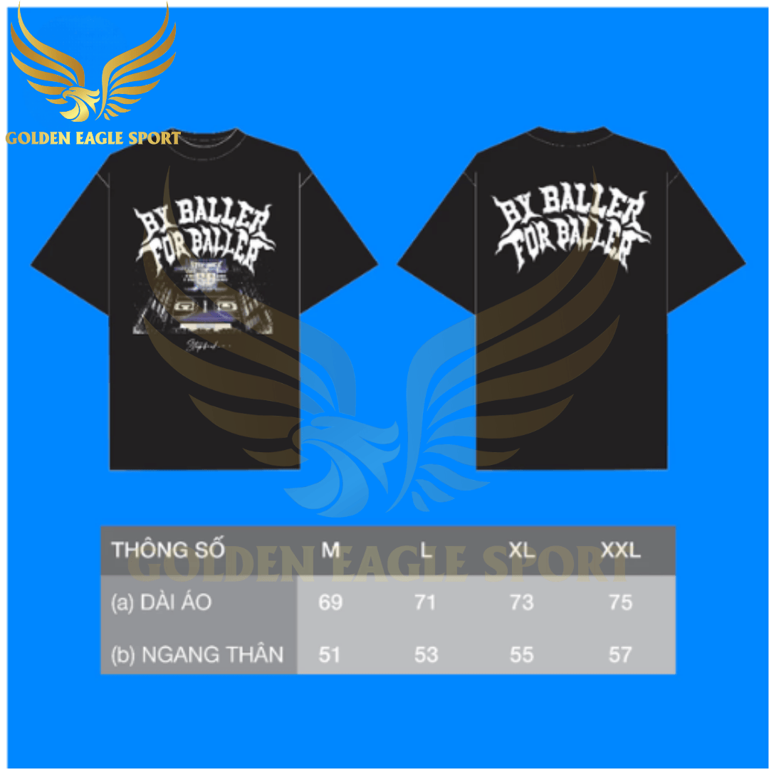 Áo phông bóng rổ Stepback By Baller For Baller