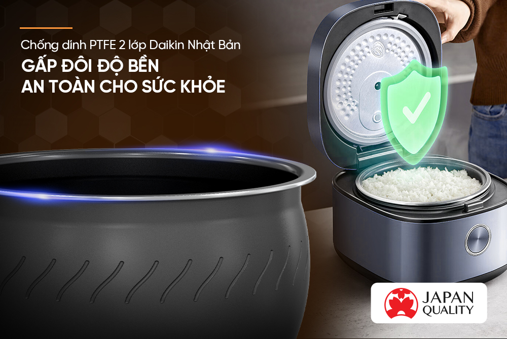 Nồi cơm điện tử 1.8L Sunhouse SHD8916