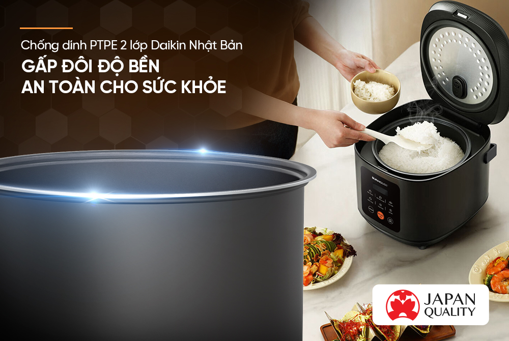 Nồi cơm điện tử 1.5L Sunhouse SHD8825