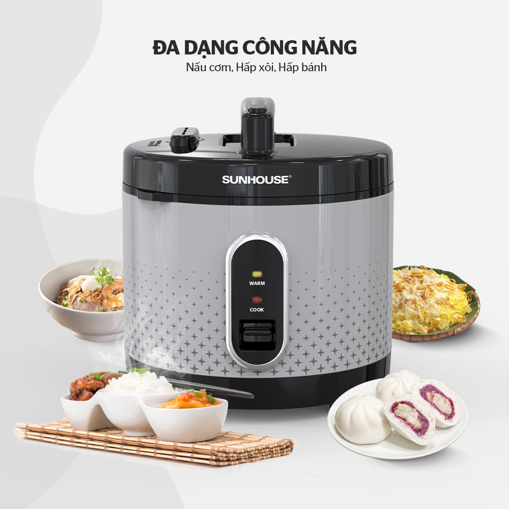 Nồi cơm điện 1.8L Sunhouse SHD8624