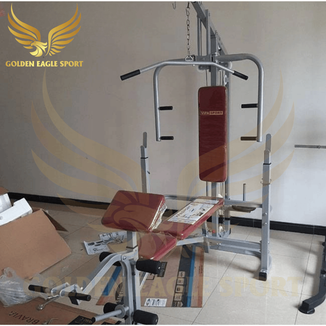 GIÀN TẬP TẠ BEN 601502,Ghế đẩy tạ đa năng Vifasport Ben 601502