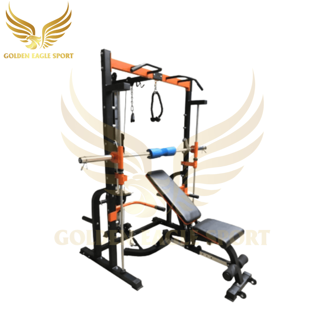 Bộ khung gánh tạ đa năng HQ-K8 Kèm ghế tạ