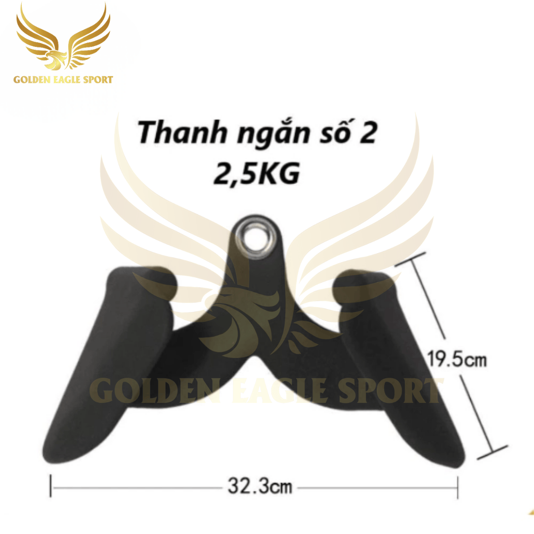 Bộ Power Grip 5 thanh kéo lưng xô kéo row, lat pull down nhập khẩu