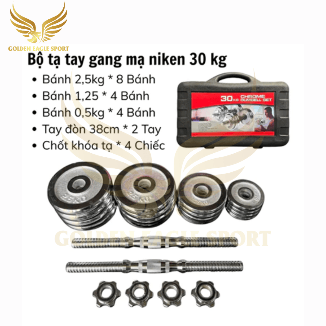 Bộ tạ tay đa năng, Tạ tập gym tại nhà điều chỉnh cân nặng kingbox