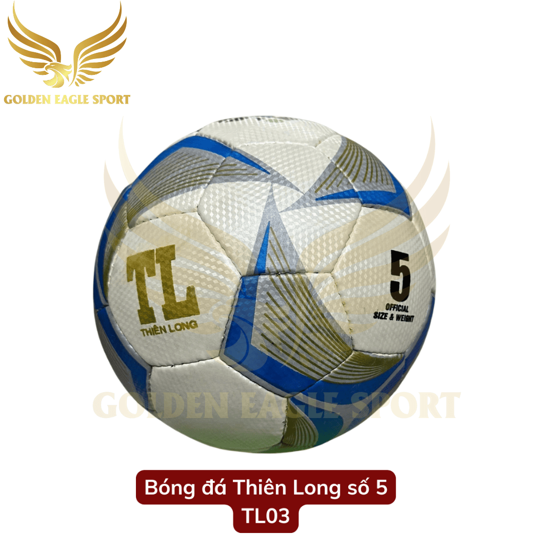 Quả bóng đá Thiên Long số 5 Hoa ( tặng kèm kim bơm và lưới đựng bóng )