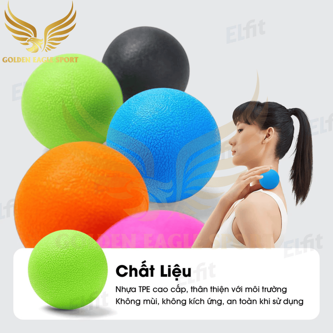 Bóng mátxa đơn trơn mềm các màu