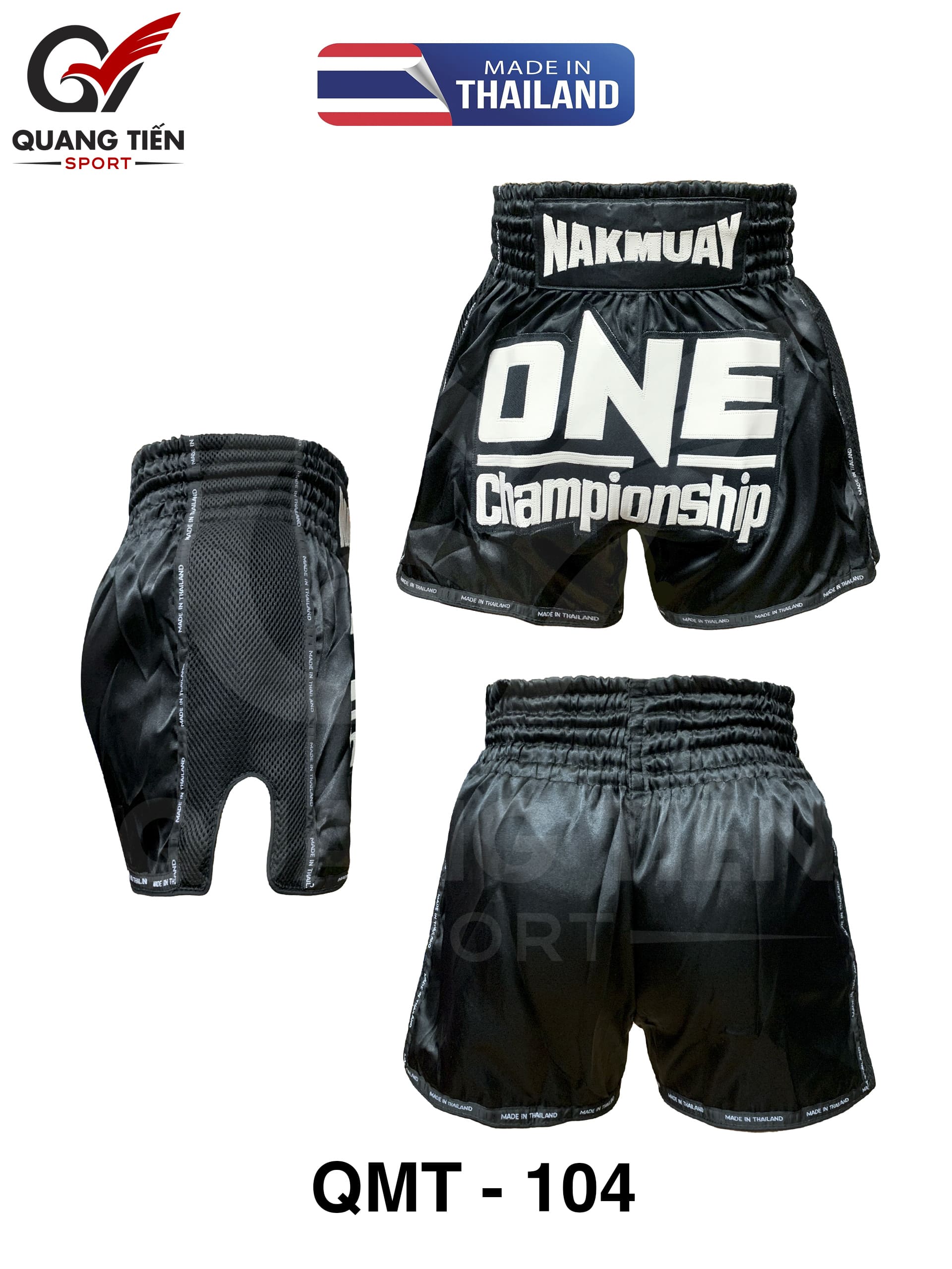 Quần MuayThai chính hãng cao cấp QMT-104