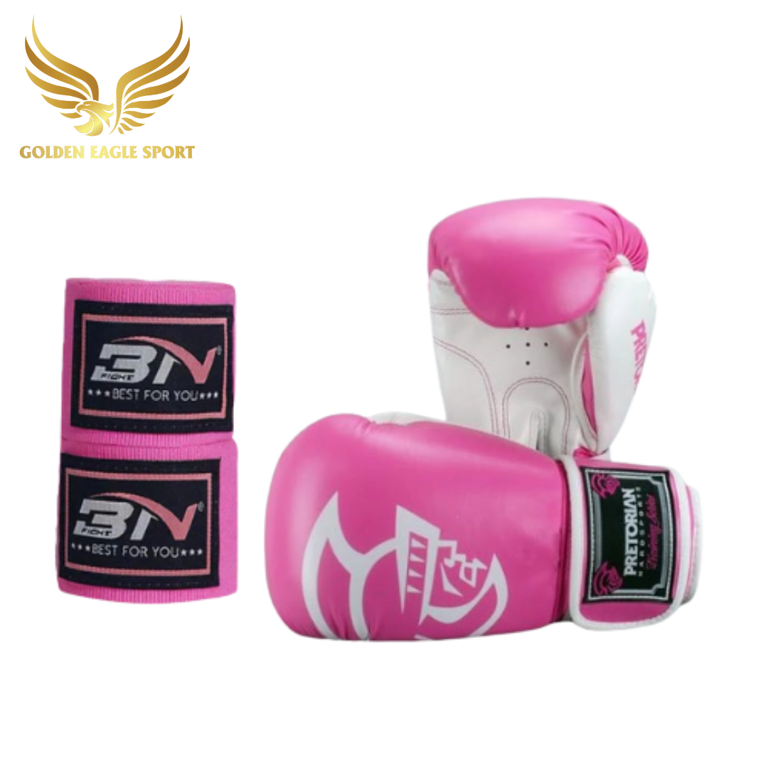 Combo Găng Boxing Pretorian + Băng Đa BN Chính Hãng