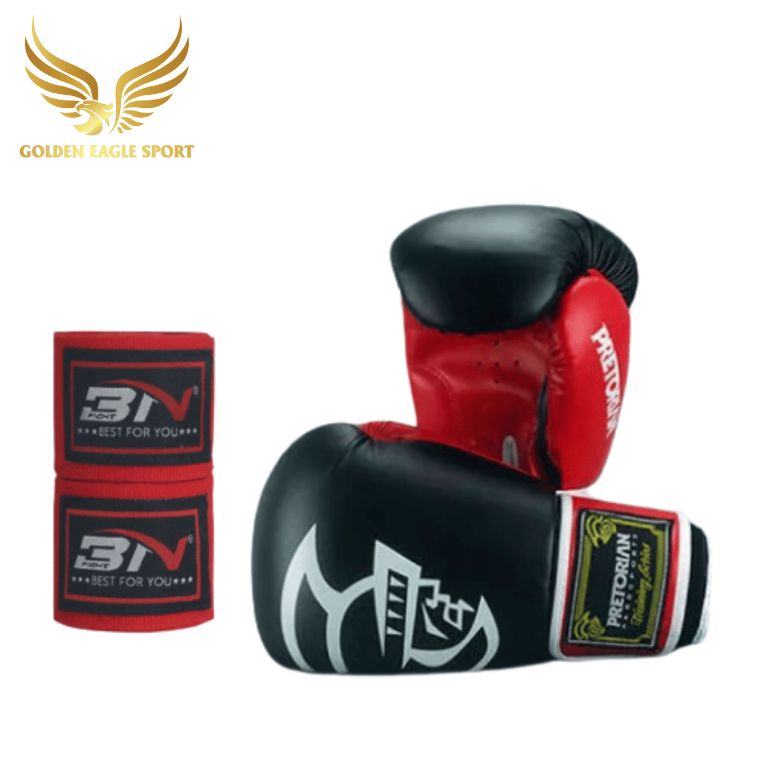 Combo Găng Boxing Pretorian + Băng Đa BN Chính Hãng