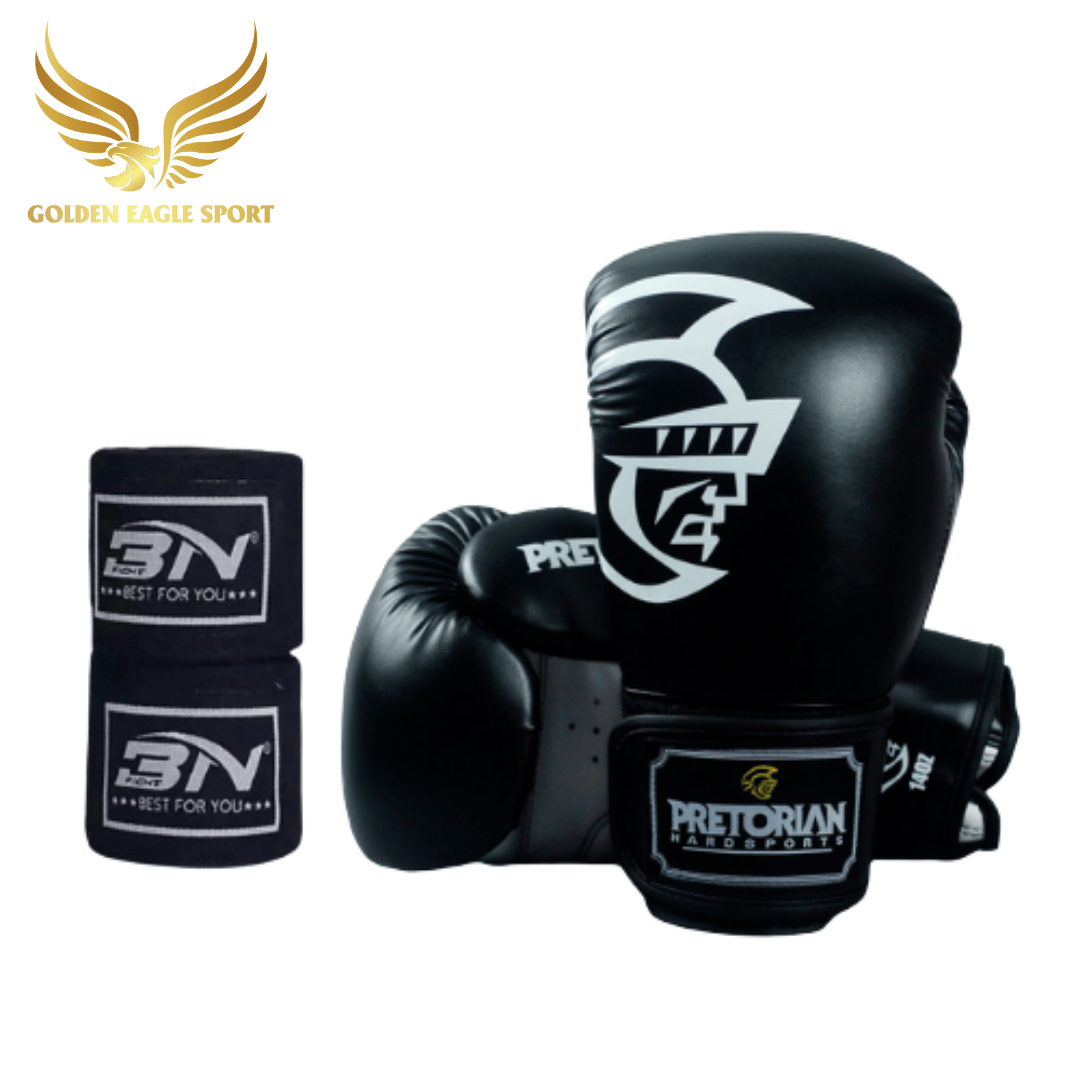 Combo Găng Boxing Pretorian + Băng Đa BN Chính Hãng