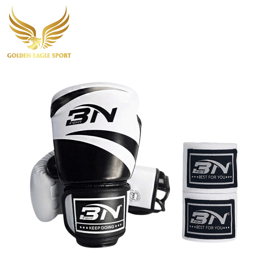 Combo Găng BN thường + băng quấn võ thuật đồng màu BN Fight có nhiều màu và size chọn lựa