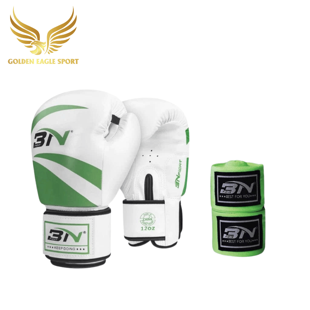 Combo Găng BN thường + băng quấn võ thuật đồng màu BN Fight có nhiều màu và size chọn lựa