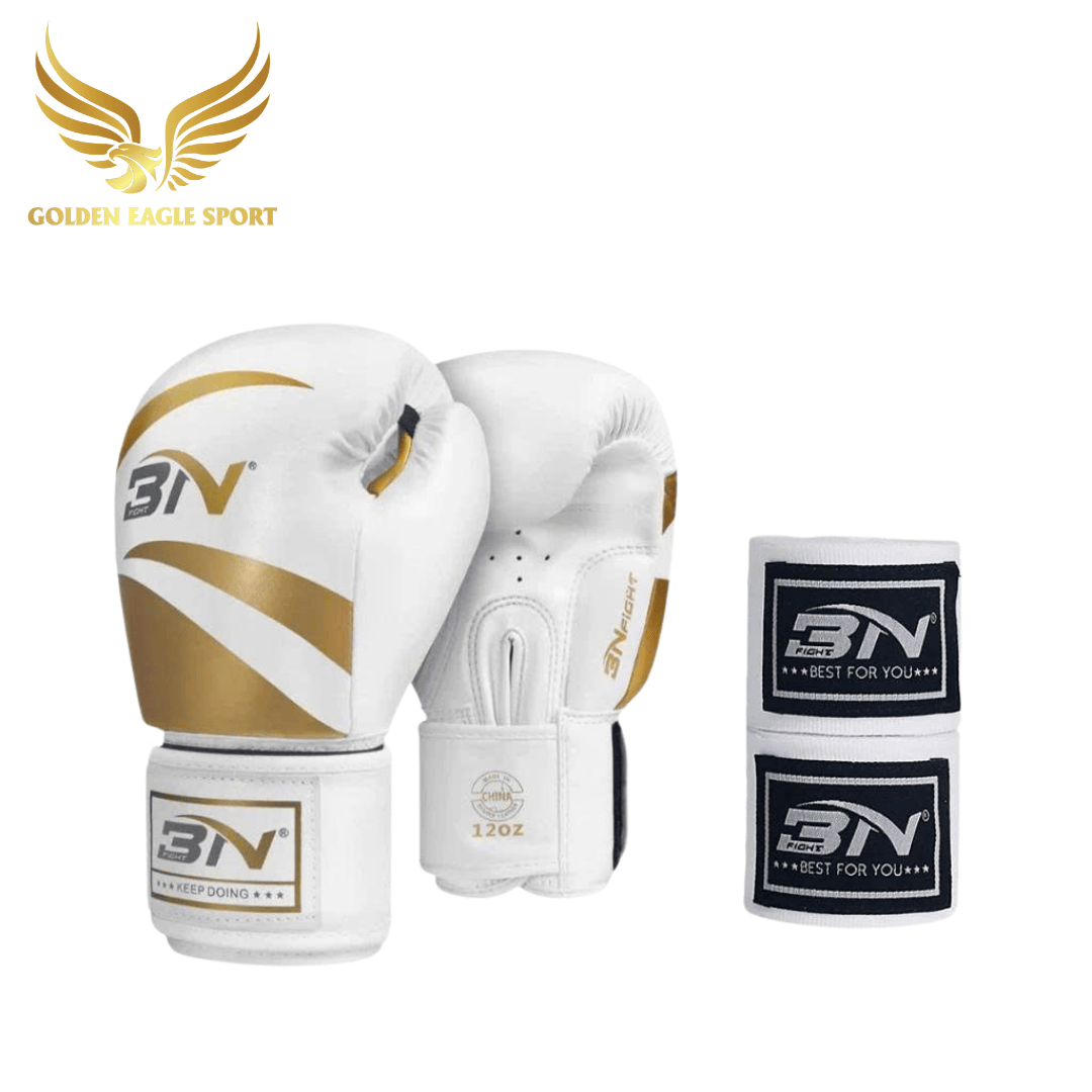 Combo Găng BN thường + băng quấn võ thuật đồng màu BN Fight có nhiều màu và size chọn lựa
