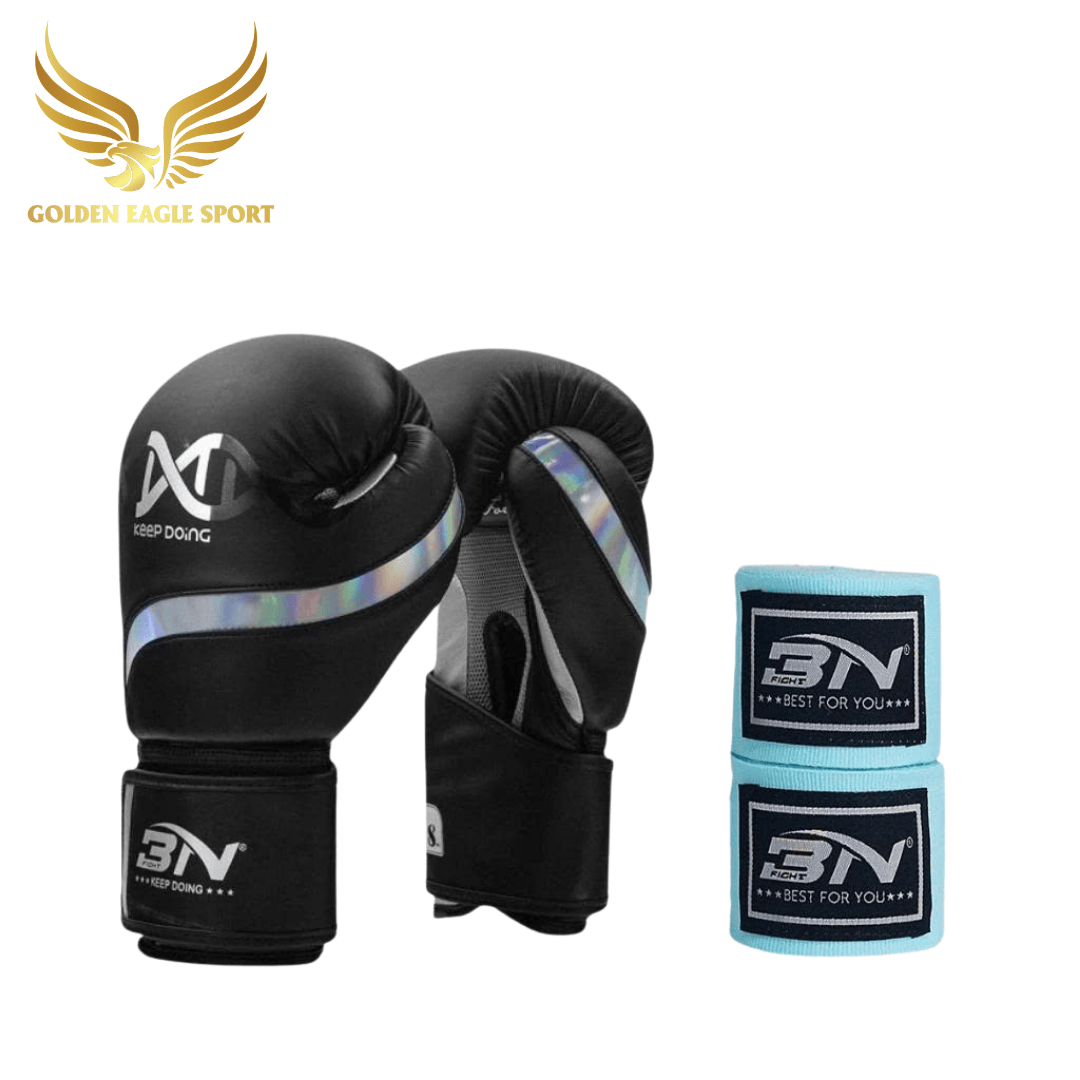 COMBO Găng boxing BN DNA + băng quấn tay BN chính hãng