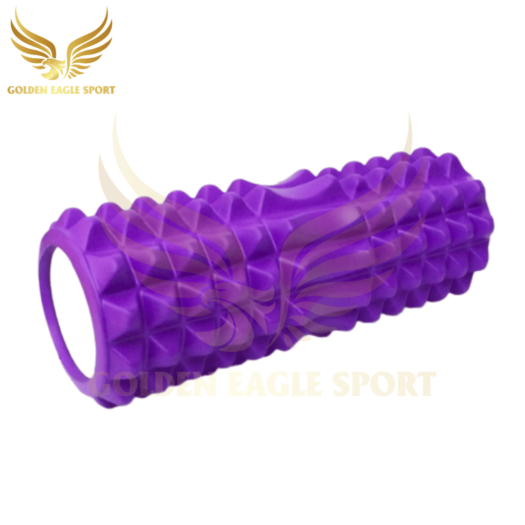 Con Lăn Yoga Massage Foam Roller - Ống Trụ Lăn Xốp Tập Thể Thao Giãn Cơ Gai Nhọn - Hãng Dododios