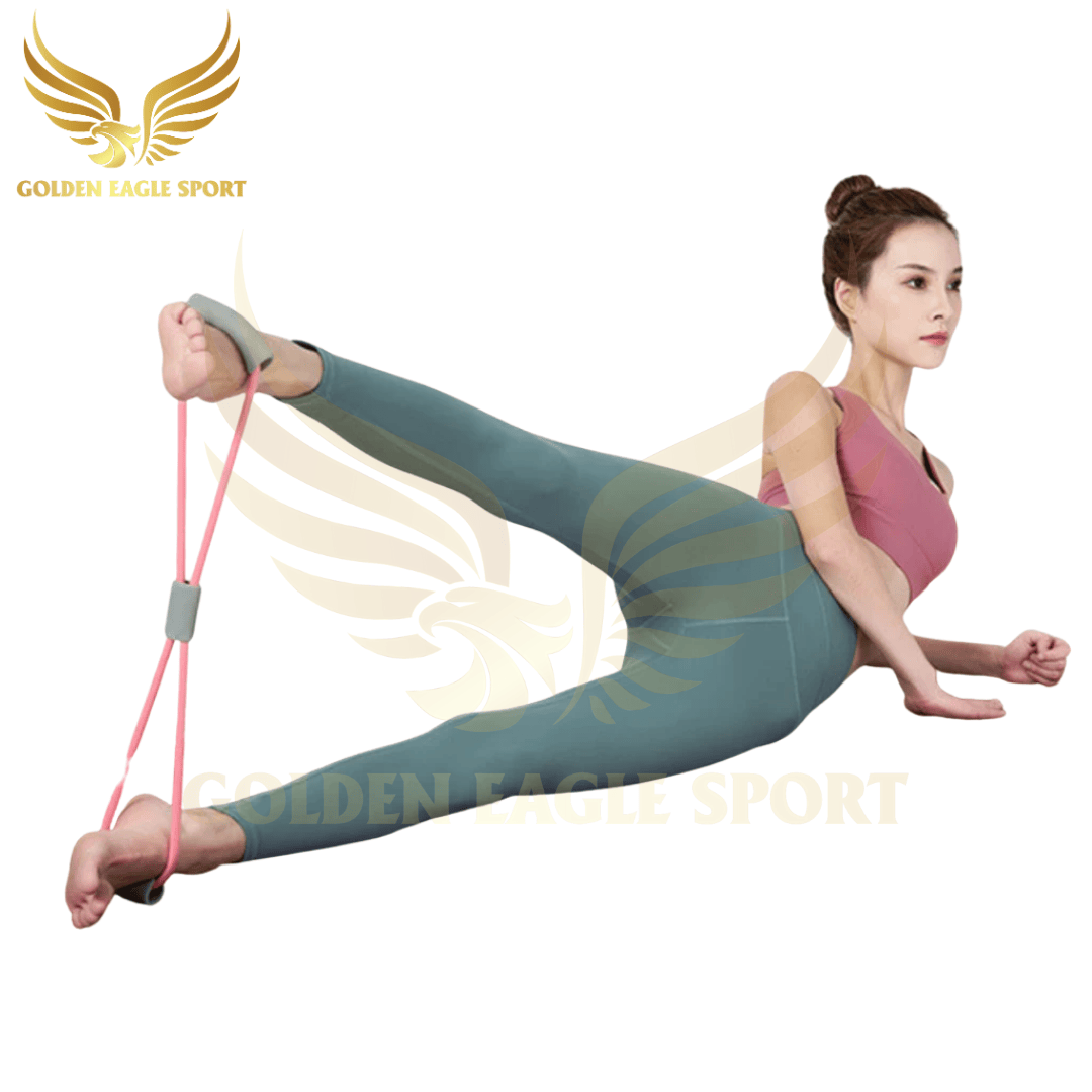 Dây Tập Kháng Lực Số 8 KB-110 Tập Gym Đa Năng, Dây Kháng Lực Tập Yoga Chất Liệu Silicone Bền Bỉ