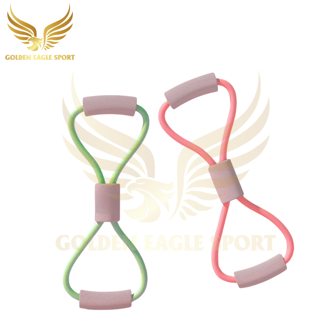 Dây Tập Kháng Lực Số 8 KB-110 Tập Gym Đa Năng, Dây Kháng Lực Tập Yoga Chất Liệu Silicone Bền Bỉ