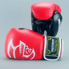 Găng tay boxing võ thuật Pretorian đỏ đen chính hãng