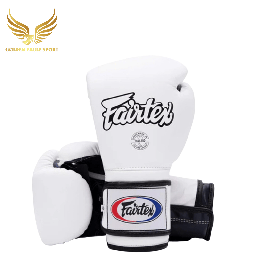 Găng Tay Boxing Fairtex BGV9 Mexican Style - HEAVY HITTER - Trắng Đen