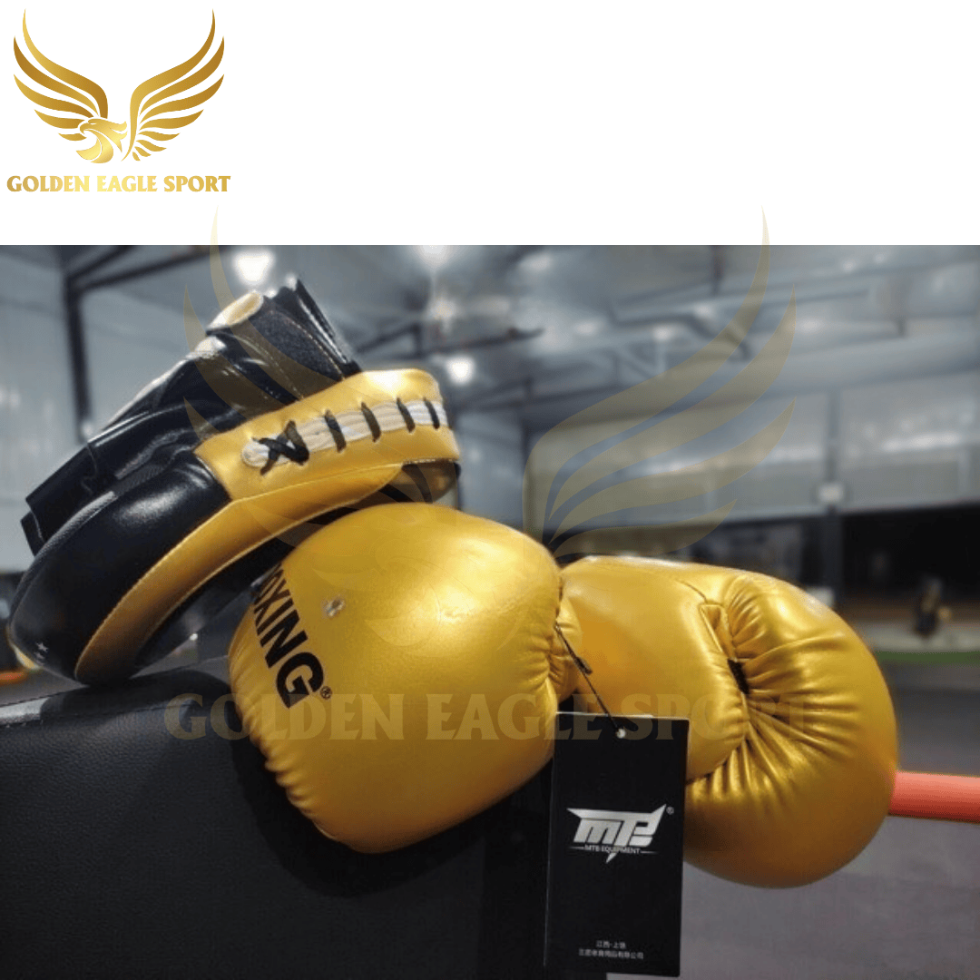 Găng tay Boxing MTB Max màu vàng đồng chính hãng siêu đẹp