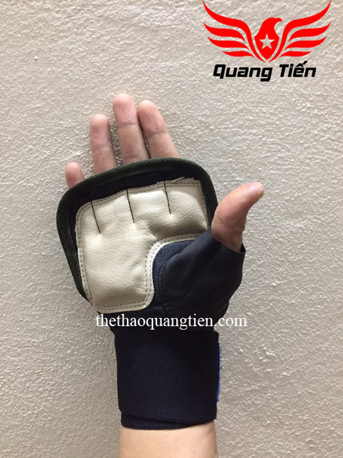 Găng tay tập tạ gym sport 2 vòng cổ tay QT22