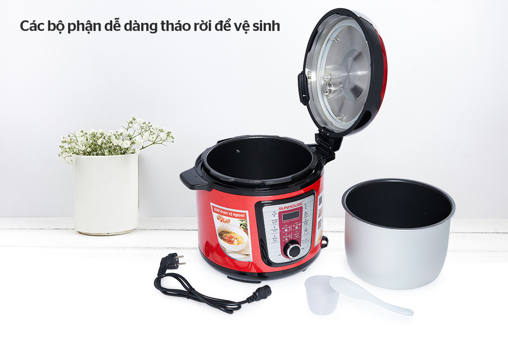 Nồi áp suất điện tử đa năng Sunhouse SHD1767