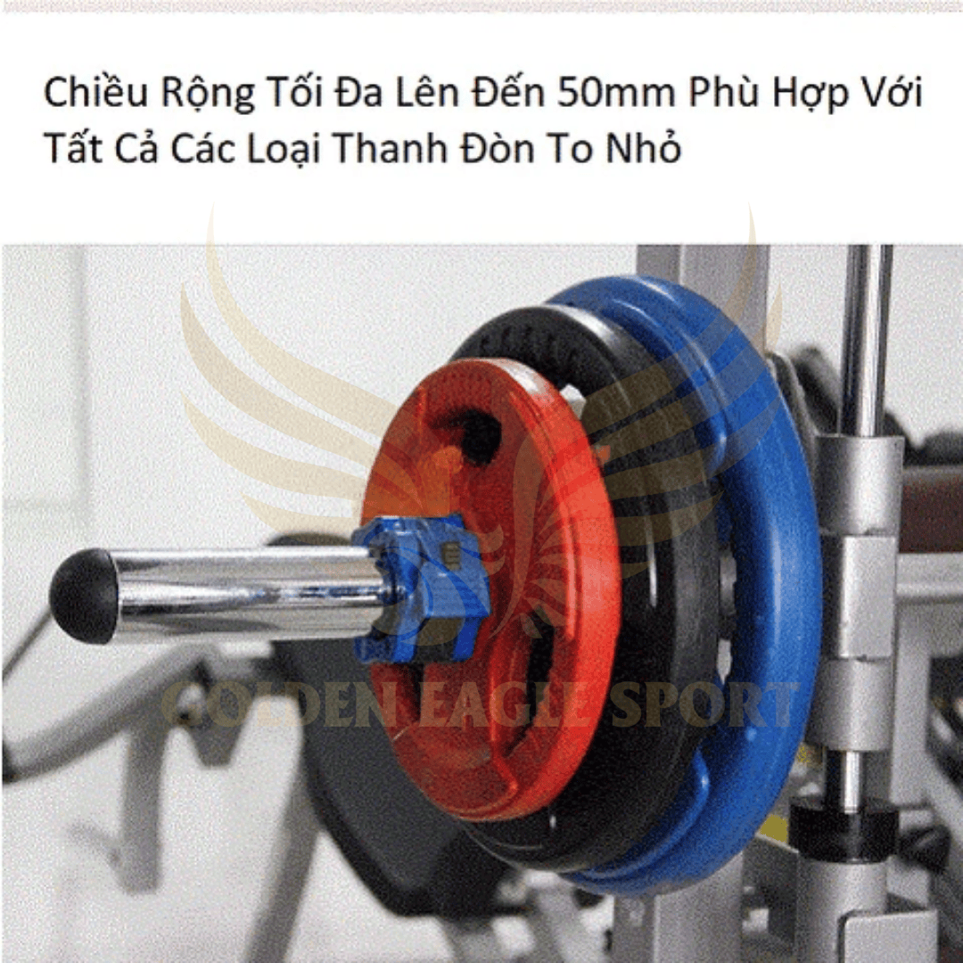 Kẹp Khóa Thanh Đòn Tạ Phòng Tập Bản Nâng Cấp Rộng 50mm Phù Hợp Với Thanh Đòn 50mm NB-303