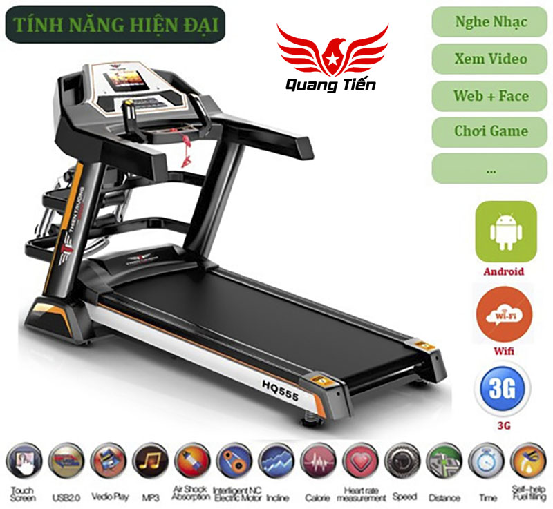 Máy Chạy Bộ Điện Đa Năng HQ 555 QT400