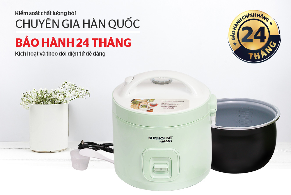 Nồi cơm điện 1.2L Sunhouse Mama SHD8265B