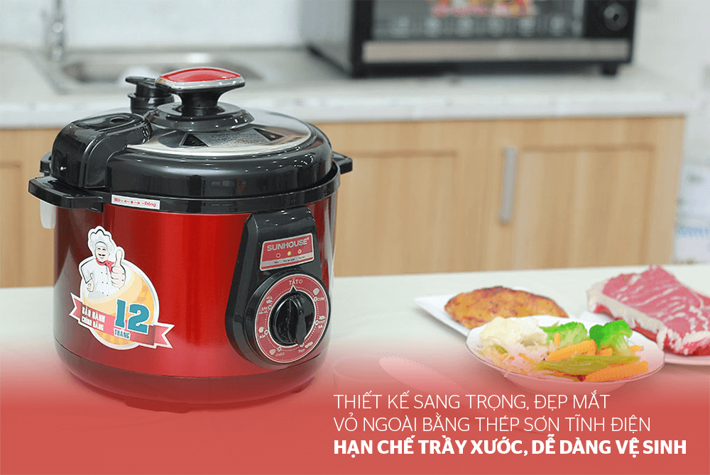 Nồi áp suất điện đa năng Sunhouse SHD1552