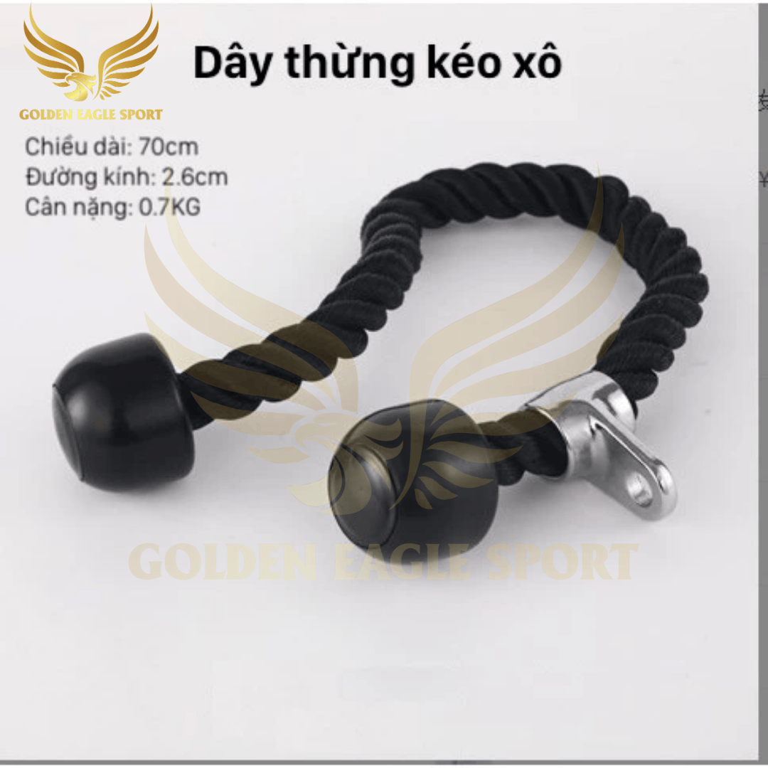 Phụ Kiện Tập Gym Kéo Xô, Dụng Cụ Tập Tay Tập Vai Lưng Chính Hãng