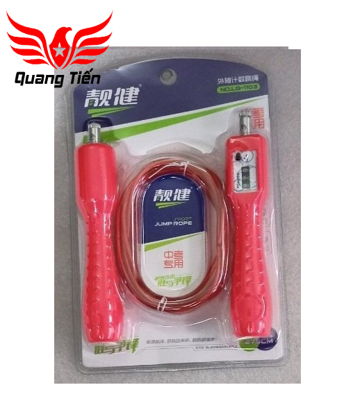 Dây nhảy thể dục lõi thép 1103 bền nhẹ cao cấp có đếm số tự động