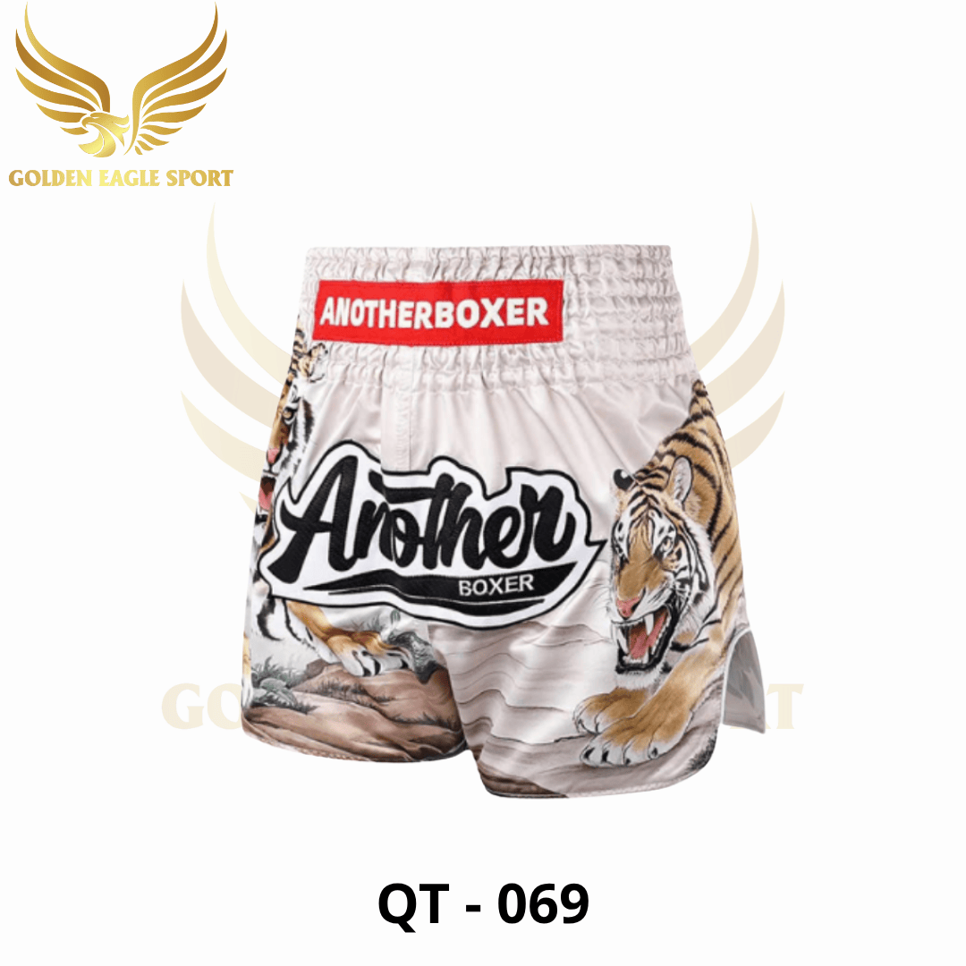 Quần Muay Thái Another Boxer Chính Hãng Muay Thai Short Chất Liệu Satin Cao Cấp | QT-069