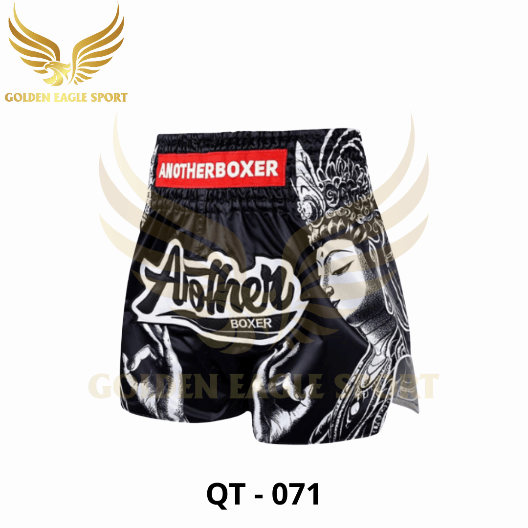 Quần Muay Thái Another Boxer Chính Hãng Muay Thai Short Chất Liệu Satin Cao Cấp | QT-071