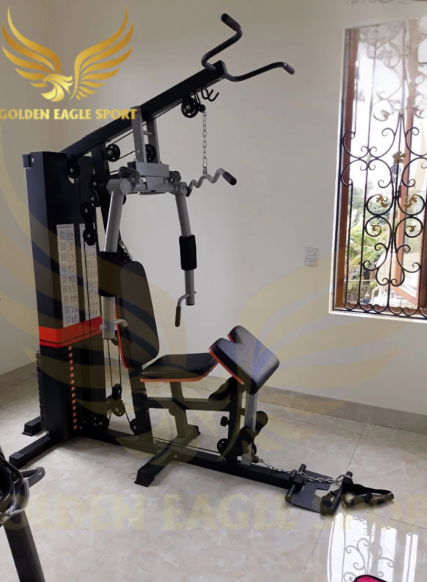 Giàn tạ đa năng HQ-708 ( tặng găng tay tập gym + thảm lót sàn và dây nhảy)