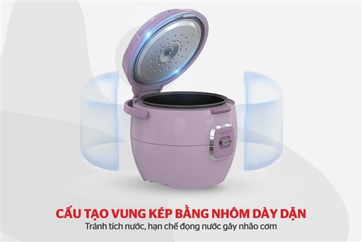 Nồi cơm điện 1.8L Sunhouse SHD8663V