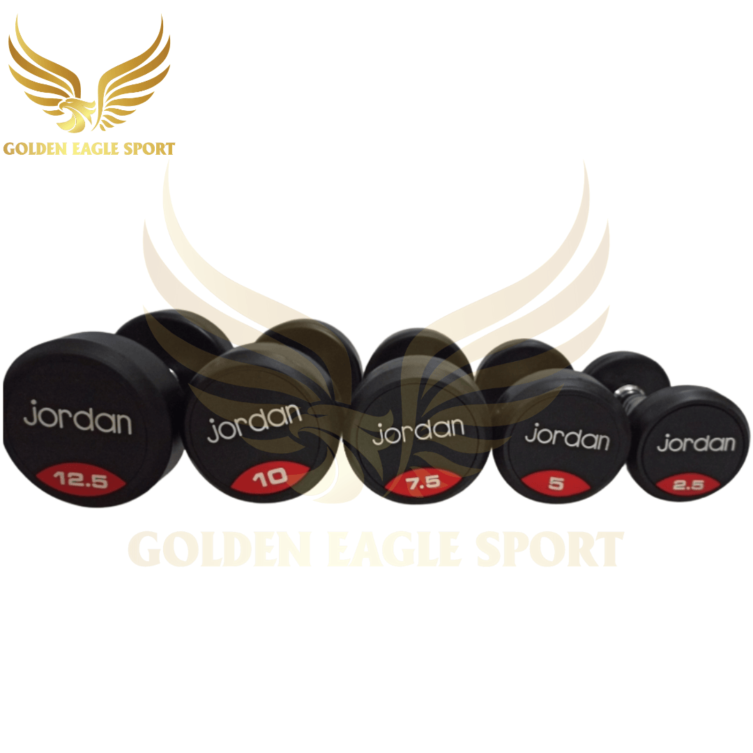 Tạ tay cao su Jordan 7,5kg cao cấp chính hãng QT21 ( giá 1 chiếc)