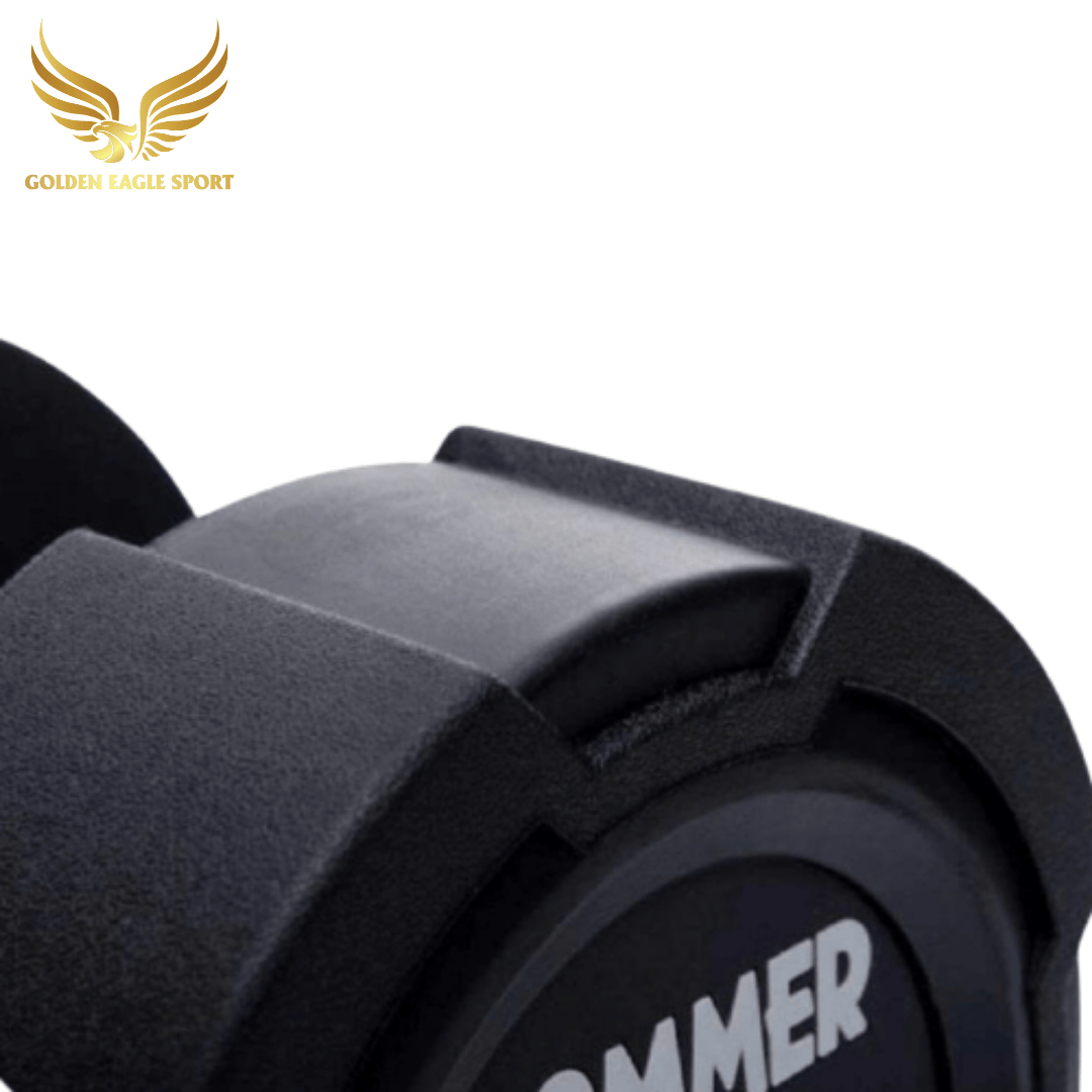 Tạ tay cao su Hammer Strength màu đen cao cấp nhập khẩu (giá 1 chiếc)