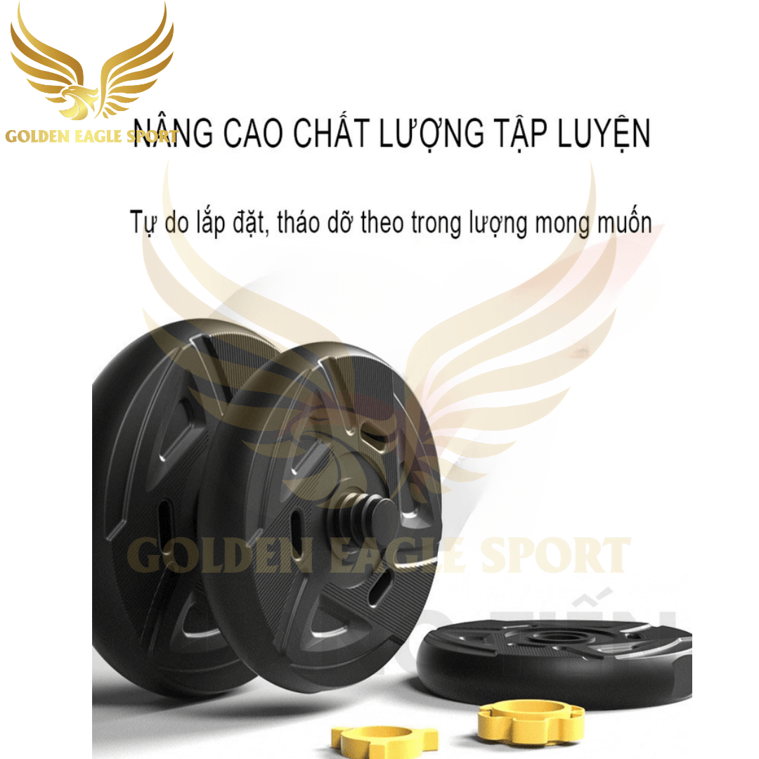 Tạ Tay + Tạ Đẩy kết hợp (2 in 1)- Loại 20-30-40KG ver2