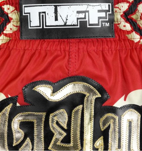 Quần TUFF Muay Thai "Kanok Yantra in Burgundy" QMTUFF - 013 chính hãng Thái Lan