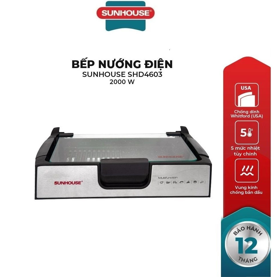 Bếp nướng điện Sunhouse SHD4603